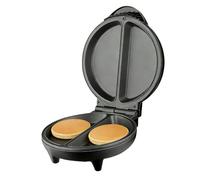 Poêle Pour Le Petit Déjeuner | Avec Voyants Lumineux Ustensile de Cuisine Antiadhésif - 2 Sections à Crêpes Poêle Électrique | pour Omelette Pancake Petit Déjeuner Cuisine Famille Maison Appartement R