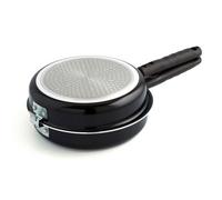 Quid Gastro. Poêle double spéciale pour omelette espagnole 28 cm Noir