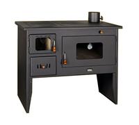 Poêle PRITY 2P50 16 kW | Four & plaque métal | Bois
