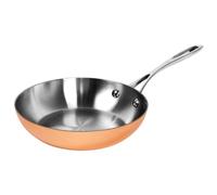 Poêle professionnelle en cuivre triple épaisseur 20 cm vogue