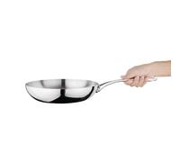 Poêle professionnelle induction 24 cm triple épaisseur Tri Wall Vogue