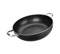 IBILI - Poêle Honda avec 2 poignées i-chef, 40 cm, Aluminium, Antiadhésif, Noir/Argent