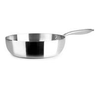 Poêle profonde Triply Natural 28 cm - Ibili - Argent - Aluminium Argent G