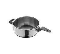 Poêle rapide WMF Perfect Premium 3l sans couvercle, marmite vapeur 22 cm, acier inoxydable poli Cromargan, induction