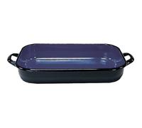 Poêle rectangulaire KRÜGER - Noir/Bleu - 32 x 27 cm - Tous feux dont induction