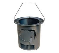 Poêle Rocket - Outil De Cuisson Extérieur Avec Poignée,Poêle À Bois Extérieur,Pour Préparation D'Urgence Survie Randonnée Sac À Dos Randonnée Voyage Feu De Camp