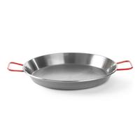 Poêle ronde en acier inoxydable avec poignées, diamètre 380 x 120 mm