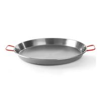 Poêle ronde en acier inoxydable avec poignées, diamètre 420 x 120 mm