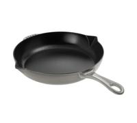 Poêle - STAUB - 26 cm - Fonte Émaillée - Gris Graphite - Compatible Induction et Four