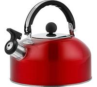 Poêle Superbe bouilloire 3L en acier inoxydable en acier inoxydable toêt therme bouilloire avec poignée résistante à la chaleur, théière de poêle pour poêles à induction Télevage de bouilloire