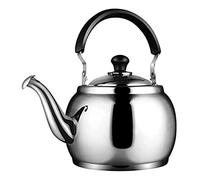 Poêle supérieur supérieur bouilloire 5,8 L sifflonnez la bouilloire en acier inoxydable siffler avec poignée isolée pour les tables de cuisson à induction coiffeuse sifflet kettle