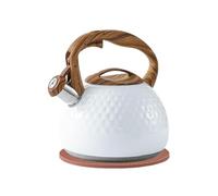 Poêle supérieure poêle dessus bouilloire bouillonnement sifflant thé kettle ther kettle pour cuisinière de gueulature en acier inoxydable en acier inoxydable avec manche en bois