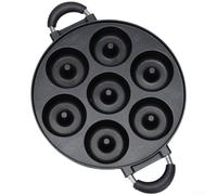 Poêle Takoyaki en alliage d'aluminium 7/12/19 trous, grill japonais anti-adhésif pour omelette, hamburgers, compatible avec cuisinière à gaz (G)