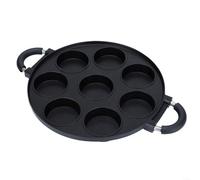 Poêle Takoyaki en alliage d'aluminium avec revêtement anti-adhésif pour cuisinière à gaz, moules à 7/12/19 trous pour omelettes, boulettes d'œufs, hamburgers, même ustensiles de cuisine chauffants