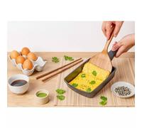 Poêle Tamagoyaki revêtement céramique pour omelette japonaise avec spatule MASTRAD