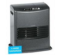 Poêle technologie inverter combustible 4000 W gris chauffage maison + pompe 6026