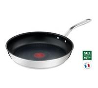 Tefal H8210623 Pierre Gagnaire Poêle inox antiadhésive 28 cm tous feux dont induction