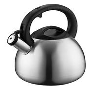 Poêle Top Kettle Tea Kettle 304 en acier inoxydable sifflant de thé bouilloire bouillons de thé à thé avec poignée à feuilleton et théière de couvercle pour cuisson de gaz (taille: 2,5 L) () () YYuan
