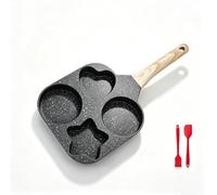 Poêle Œufs Antiadhésive 4 Tasses Poêle Granit Comprend Grattoir Silicone