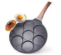 Poêle Œufs au Plat 26cm Granit Antiadhésif BLACK&WOOD Cuisine Pancake