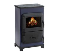 Poêle à bois Wamsler RH-6F 6 kW noir/côtés lavande