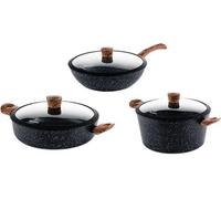 - Poêle wok 30 CM + Casserole 28 CM + Casserole 28 CM - Induction - Edition spéciale
