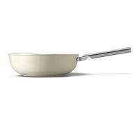 Wok aluminium revêtement céramique SMEG D30 Crème Mat