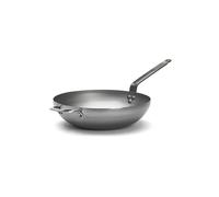 Poêle wok acier doux 32cm De Buyer 5617.32 argent G