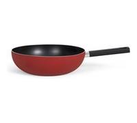 Poêle wok aluminium 32cm rouge MEP156R