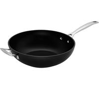 , Poêle Wok Anti-Adhérente En Aluminium Forgé, Ø 26 Cm, Sans Pfoa, Compatible Avec Toutes Sources De Chaleur (Y Compris Induction), Anthracite/Argenté