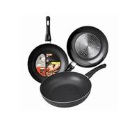 Poêle Wok - Indubasic - 28 cm - Anti-adhésif - Tous feux - Poignée fixe