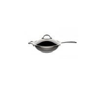 Lagostina - Poãªle Wok Accademia Lagofusion Inox Ã30 Cm + Couvercle - Gris Gris