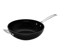 Le Creuset Poêle Wok Anti-Adhérente en Aluminium Forgé, 30 cm, Anthracite/Argenté,51104300010202