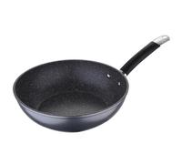 E3/14820 Wok Ø28X8 , 0CM Avec Couvercle en Aluminium Forgé MASTERPRO