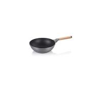 Kela Poêle wok Vitana 30 cm – Gris – Fonte aluminium noir