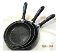 Poêles 20/24/28 cm en pierre manches fixes, induction, antiadhésive Schumann G