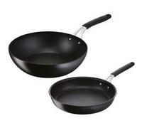 Poêles 26cm + wok 28cm noir Lagostina 012165600102 noir G