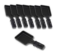 Poêles à Raclette Antiadhésives, Mini Raclette Carrée, Compatibles avec la Machine à Raclette Tefal, Design Ergonomique et Facile à