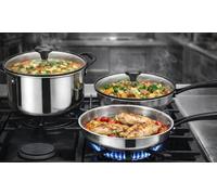 Poêles casseroles et sauteuses en acier inoxydable Arthur Martin : Poêle 24 cm