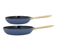 Poêles - COSY & TRENDY - Elegance Set 2 - 24+28 cm - Bleu - Antiadhésif céramique