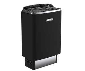 Poêles de sauna Harvia Top Steel Black 4.5 kW | avec commande intégrée | HM450400BX