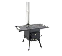 poêles de sauna Tente de cuisine pliante cubique for pique-nique, sauna, camping, cheminée solo, poêle à bois portable, four cassette(T361H)