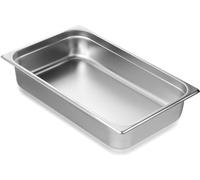 Poêles d'hôtel en acier inoxydable Récipients Gastronorm - Lot de 1 530x326x107mm - 9,25L - Idéal pour la restauration et le catering