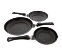 Poêles - PRADEL EXCELLENCE - 52003M - Lot de 3 - Ø 20, 24, 28 cm - Anti-adhésif - Amovible