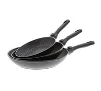 Poêles - PRADEL EXCELLENCE - Gamme Pierra - Diamètres 20, 24, 28 cm - Manches amovibles - Aluminium forgé
