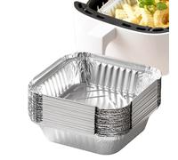 Poêles rectangulaires en aluminium - Forme fabriquée en aluminium, boîte de cuisson à haute chaleur, plat compact pour four compact, récipient de cuisson | avec une utilisation pratique pour