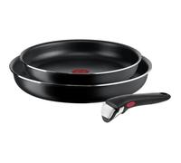Poêles - Tefal - Ingenio - Lot De 2 (24/28 Cm) - Poignée Amovible - Revêtement Antiadhésif