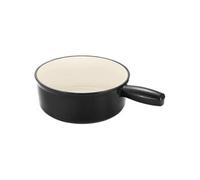 Poêlon savoyard en fonte émaillée 20cm noir Tableandcook 404089