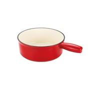 Poêlon savoyard en fonte émaillée 20cm rouge Tableandcook 404092