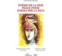 Poème de la paix Peace poem, Poema per la pace - Giovanni Dotoli - L'harmattan - broché - Essai